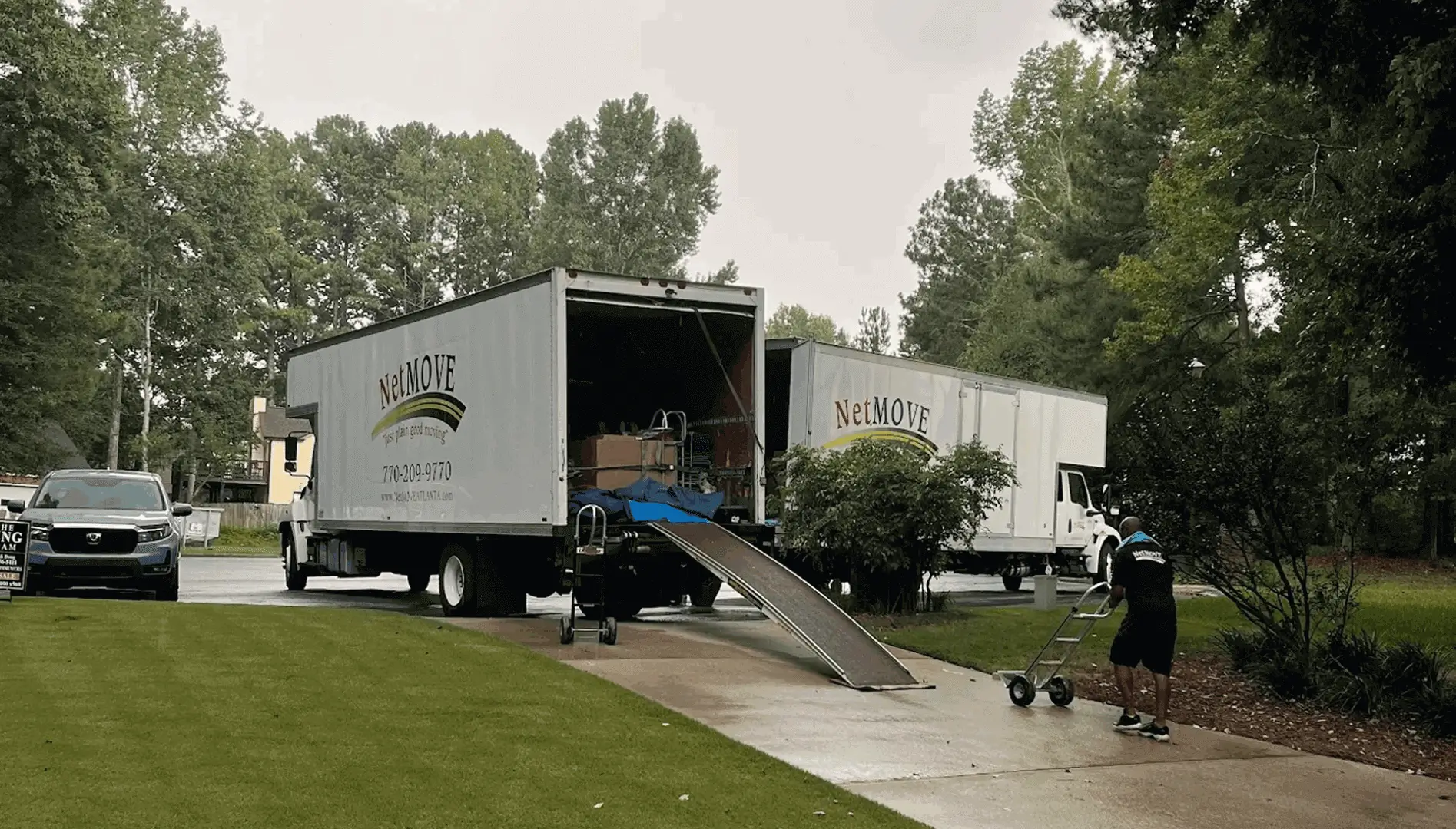 An office moving company providing corporate relocation to a business in Atlanta, GA.